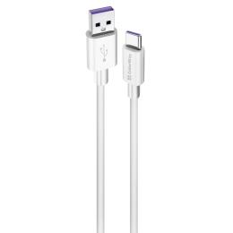 Дата-кабель ColorWay CW-CBUC019-WH 1m USB (тато) - USB Type C (тато) White