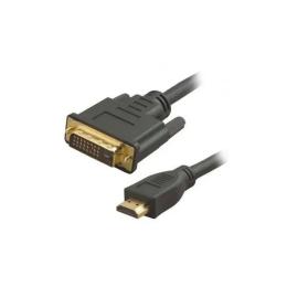 Відео-кабель Atcom AT3808 HDMI(тато)DVI(тато), 1,8m Black