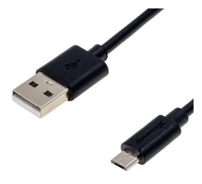 Дата-кабель Grand-X PM025B 2.5m USB(тато) - microUSB(тато) Black