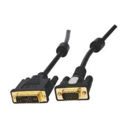 Відео-кабель Atcom 16143 VGA(тато)DVI-I(тато), 1,8m Black
