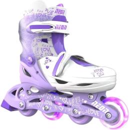 Дитячі роликові ковзани NEON Сombo Size 34-37 (NT10L4) Purple