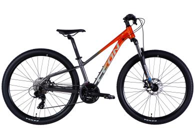 Велосипед Leon XC 105 DD CS рама 13 AL 27.5 2025 Silver Orange