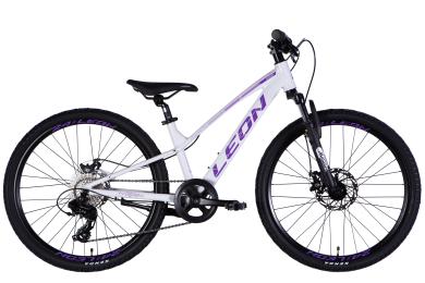 Велосипед Leon Junior DD CS рама 12 AL 24 2025 White Lilac