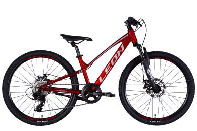 Велосипед Leon Junior DD CS рама 12 AL 24 2025 Red