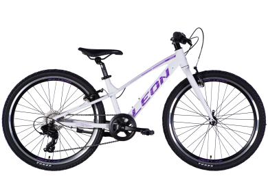 Велосипед Leon Junior Vbr CS рама-12 AL 24 2025 White Lilac