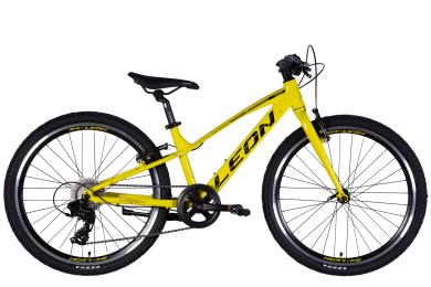 Велосипед Leon Junior Vbr CS рама 12 AL 24 2025 Black Yellow
