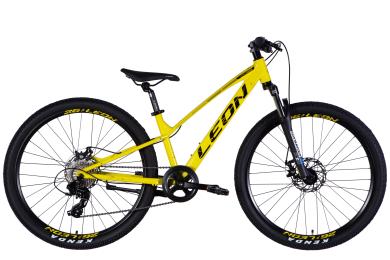 Велосипед Leon Super Junior DD CS рама 13 AL 26 2025 Black Yellow
