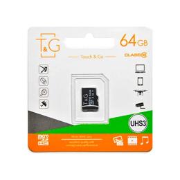 Карта памяті T&amp;G TG-64GBSDU3CL10-00 Black 64GB microSDHC Class 10 UHS-I U3