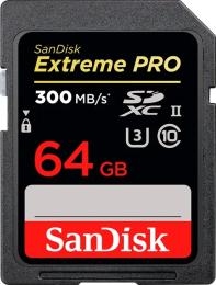 Карта памяті SanDisk 64GB SDXC Class 10 UHS-II U3 V60 Extreme Pro (SDSDXEP-064G-GN4IN)