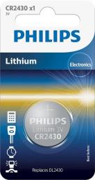 Батарейка Philips Lithium CR CR2430/00B Dark Gray