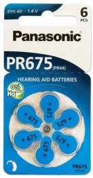 Батарейка Panasonic PR-675H White 6 шт