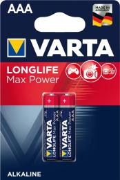 Батарейка Varta LONGLIFE MAX POWER Violet ААА, 2 шт