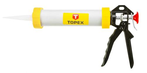 Пістолет для герметика TOPEX 21B330 Black White 300 мл