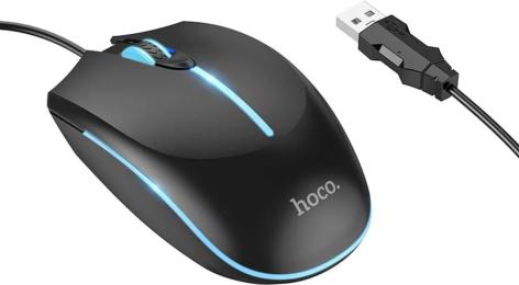 Мишка Hoco GM37 Black (6942007647953)