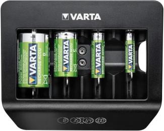 Зарядний пристрій для акумуляторів AA, AAA Varta LCD universal Charger Plus Black