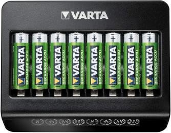 Зарядний пристрій для акумуляторів AA, AAA Varta LCD MULTI CHARGER PLUS Black