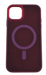 Чохол-накладка Infinity MagSafe New Matte Cover для iPhone 11 Bordeaux