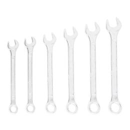 Набір комбінованих ключів Top Tools 35D355 Silver (8-17 мм 6 шт)