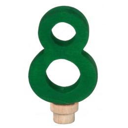 Фігурка для торта nic NIC522968 Aurora Green Цифра 8