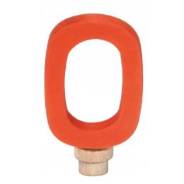 Фігурка для торта nic NIC522970 Dark Red Цифра 0