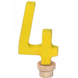 Фігурка для торта nic NIC522964 Court Цифра 4