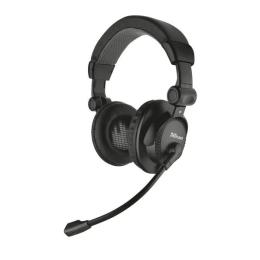 Накладні навушники TRUST Como 16659 Black провідні з мікрофоном