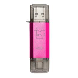 Флеш память T&amp;G USB 4GB Type-C T&amp;G 009 Star Series Fuchsia (TG009TC-4GFC)