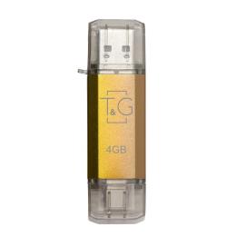 Флеш память T&amp;G USB 4GB Type-C T&amp;G 009 Star Series Gold (TG009TC-4GGD)