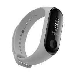 Ремінець для фітнес-браслету ArmorStandart Mi Band 3/Mi Band 4 Silicone Light Grey