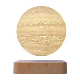 Магнітна левітаційна лампа HCNT Levitating Lamp Jupiter Light Wood Grain (SIM10-GW5-J)