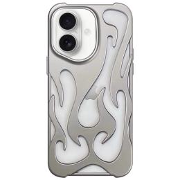 Чохол-накладка EpiK TPU WinFire для Apple iPhone 16 Plus (6.7) Silver