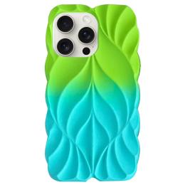 Чохол-накладка EpiK TPU Leaf для Apple iPhone 16 Pro (6.3) Aqua Green