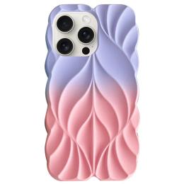 Чохол-накладка EpiK TPU Leaf для Apple iPhone 16 Pro (6.3) Lilac Pink