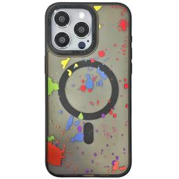 Чохол-накладка EpiK TPU + PC Flush with MagSafe для Apple iPhone 15 Pro (6.1) Titanium Black