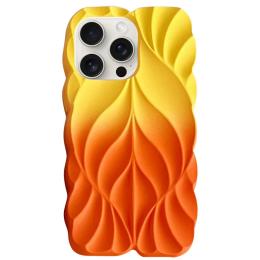 Чохол-накладка EpiK TPU Leaf для Apple iPhone 15 Pro Max (6.7) Yellow Orange