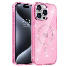 Чохол-накладка EpiK TPU Eclipse Sparkle (MagFit) для Apple iPhone 15 Pro Max (6.7) Pink