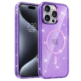Чохол-накладка EpiK TPU Eclipse Sparkle (MagFit) для Apple iPhone 15 Pro Max (6.7) Purple