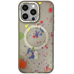 Чохол-накладка EpiK TPU + PC Flush with MagSafe для Apple iPhone 15 Pro Max (6.7) Titanium Gray