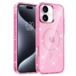Чохол-накладка EpiK TPU Eclipse Sparkle (MagFit) для Apple iPhone 16 (6.1) Pink