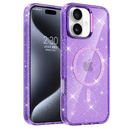 Чохол-накладка EpiK TPU Eclipse Sparkle (MagFit) для Apple iPhone 16 (6.1) Purple