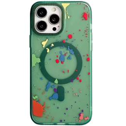 Чохол-накладка EpiK TPU + PC Flush with MagSafe для Apple iPhone 16 Pro (6.3) Dark Green