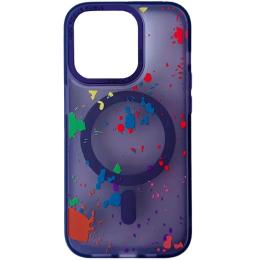 Чохол-накладка EpiK TPU + PC Flush with MagSafe для Apple iPhone 16 Pro (6.3) Dark Purple