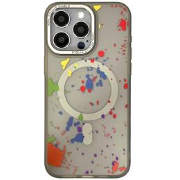 Чохол-накладка EpiK TPU + PC Flush with MagSafe для Apple iPhone 16 Pro (6.3) Titan Gray