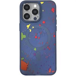 Чохол-накладка EpiK TPU + PC Flush with MagSafe для Apple iPhone 16 Pro Max (6.9) Dark Blue