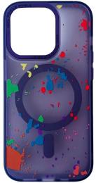 Чохол-накладка EpiK TPU + PC Flush with MagSafe для Apple iPhone 16 Pro Max (6.9) Dark Purple