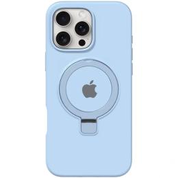 Чохол-накладка EpiK Silicone Case Full Protective with Ring для Apple iPhone 16 Pro Max (6.9) Blue