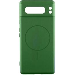 Чохол-накладка Lakshmi Silicone Cover Full Camera (AA) with MagFit для Google Pixel 8 Pro Dark Green
