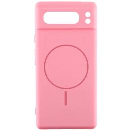 Чохол-накладка Lakshmi Silicone Cover Full Camera (AA) with MagFit для Google Pixel 8 Pro Light Pink
