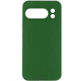 Чохол-накладка Lakshmi Silicone Cover Full Camera (AA) with MagFit для Google Pixel 9 Pro XL Dark Green
