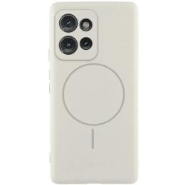 Чохол-накладка Lakshmi Silicone Cover Full Camera (AA) with MagFit для Motorola Moto G75 5G White